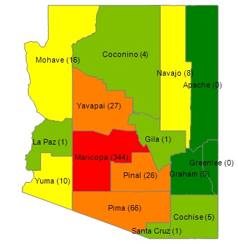 New Licenses by County for March 2024